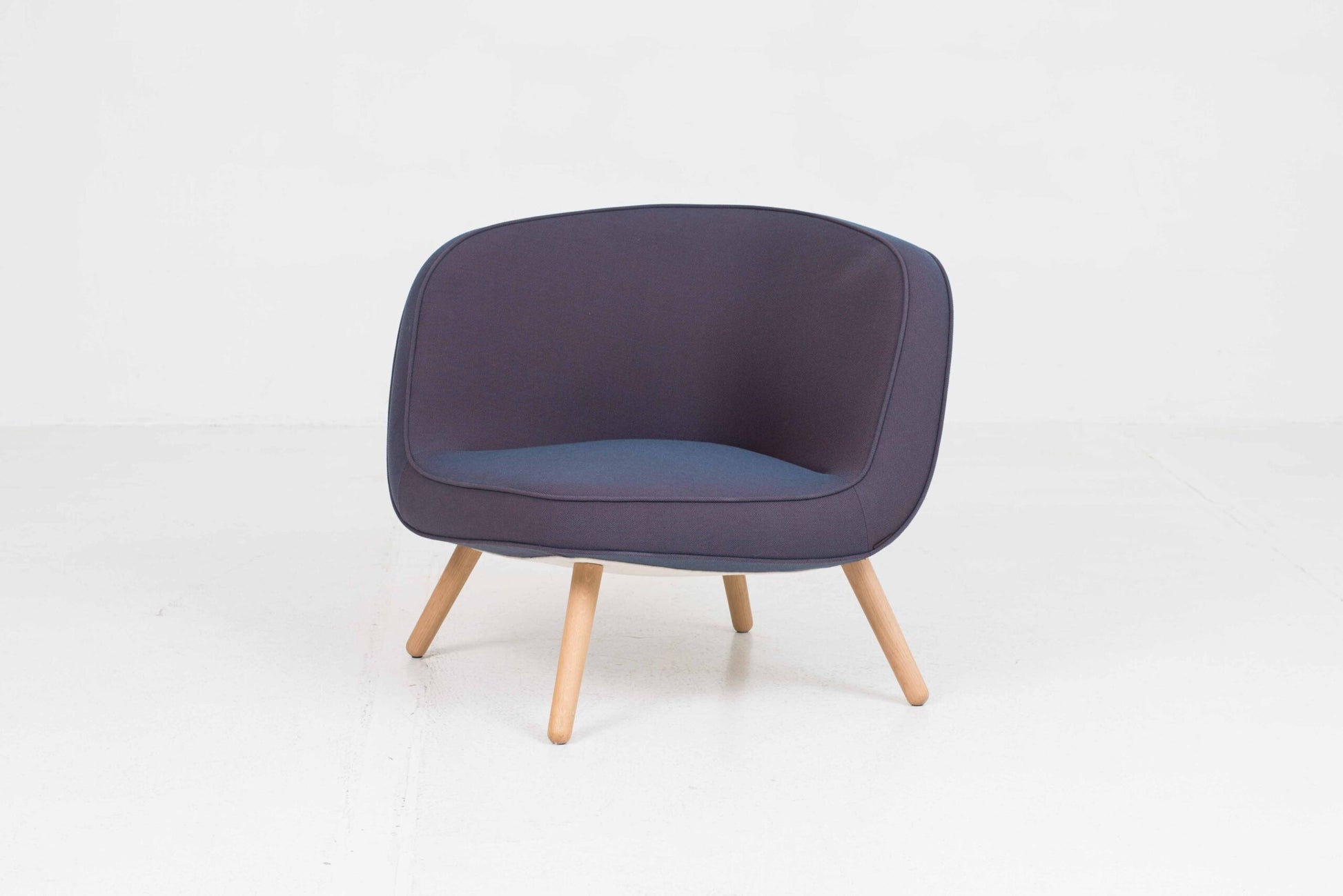 Vintage Sessel VIA57 von KiBiSi für Fritz Hansen in Blau