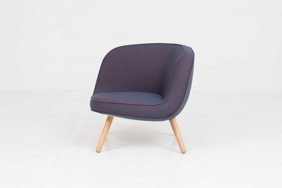 Vintage Sessel VIA57 von KiBiSi für Fritz Hansen in Blau