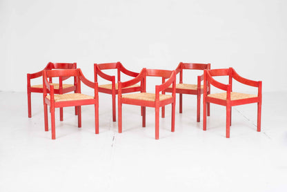 Chaise vintage Carimate par Vico Magistretti pour Fratelli Comi