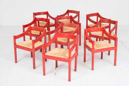 Chaise vintage Carimate par Vico Magistretti pour Fratelli Comi