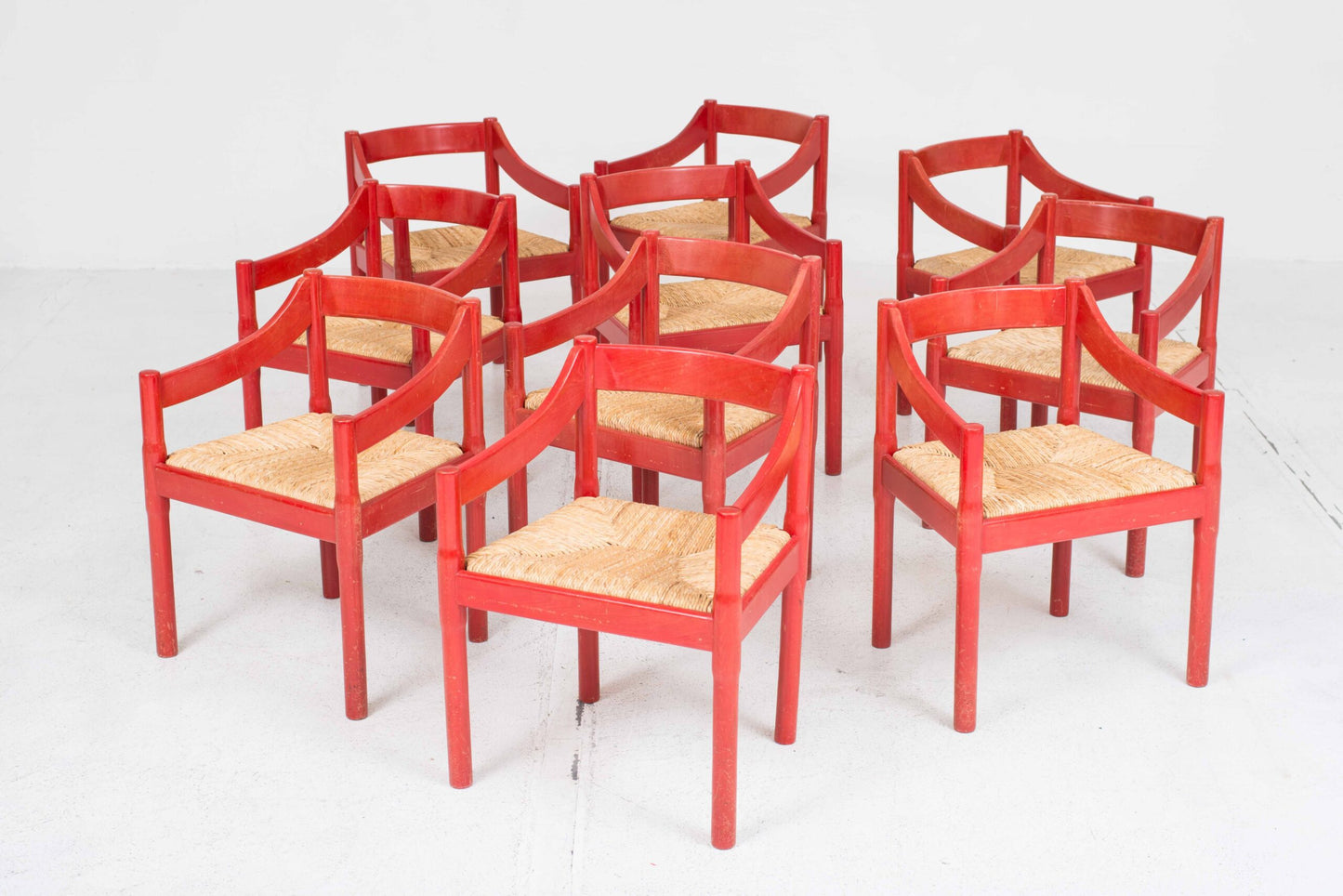 Chaise vintage Carimate par Vico Magistretti pour Fratelli Comi