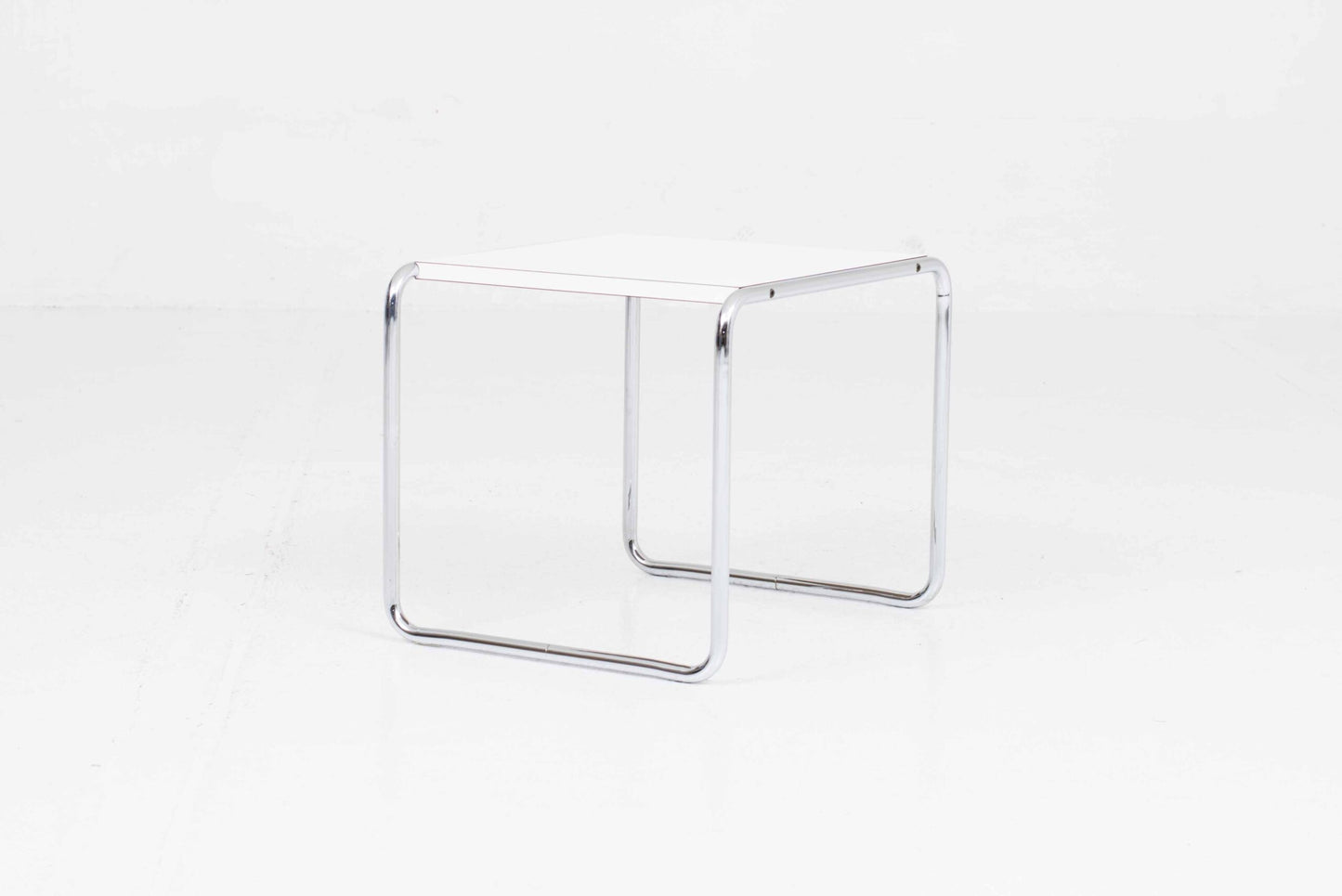 Vintage Couchtisch Laccio 1 von Marcel Breuer für Gavina/Knoll in Weiß