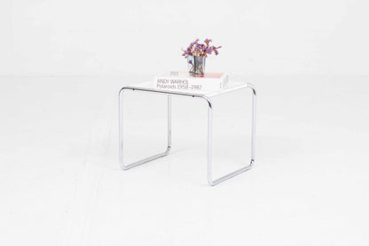 Vintage Couchtisch Laccio 1 von Marcel Breuer für Gavina/Knoll in Weiß