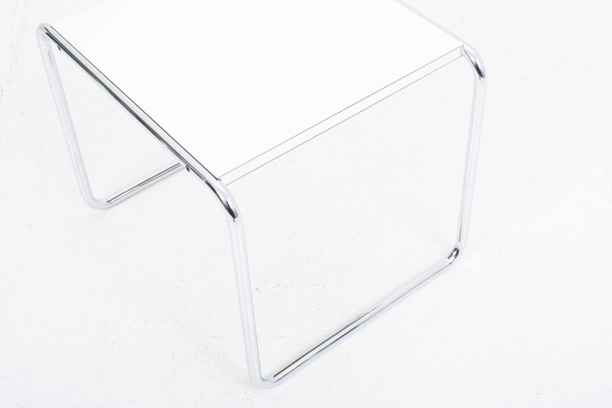 Vintage Couchtisch Laccio 1 von Marcel Breuer für Gavina/Knoll in Weiß