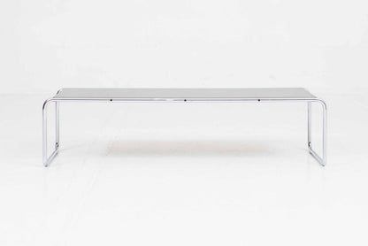 Vintage Couchtisch Laccio 2 von Marcel Breuer für Gavina/Knoll in Schwarz