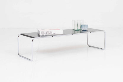 Vintage Couchtisch Laccio 2 von Marcel Breuer für Gavina/Knoll in Schwarz