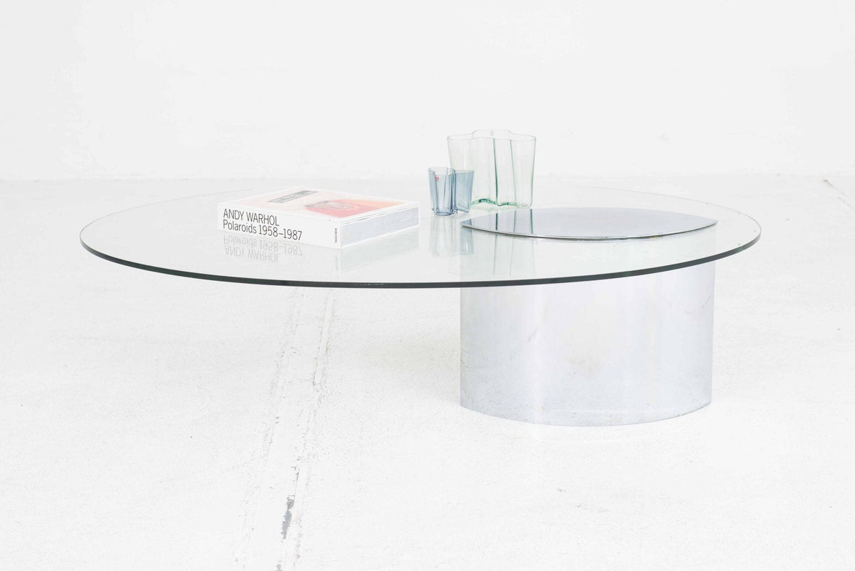 Vintage Couchtisch Lunario von Cini Boeri für Gavina
