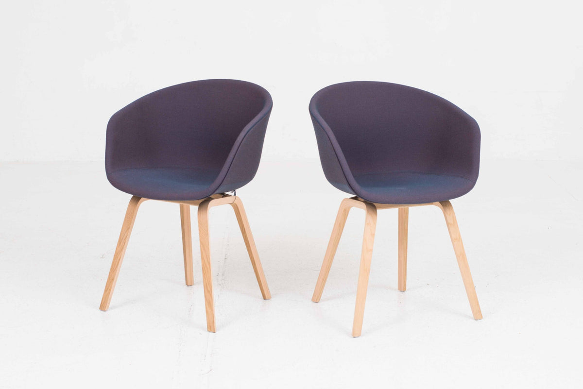 Vintage Stuhl "About A Chair AAC 23" von Hee Welling für HAY in Blau