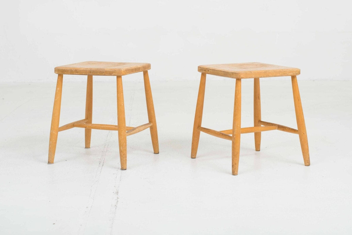 Vintage stool by Ilmari Tapiovaara for Hagafors 1950s
