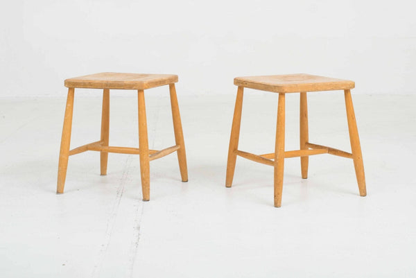 Vintage stool by Ilmari Tapiovaara for Hagafors 1950s