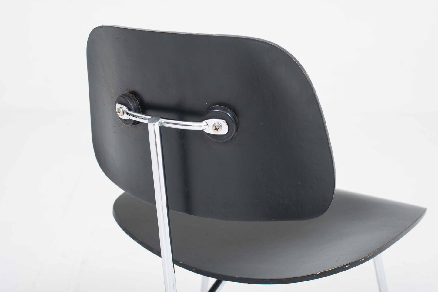 Vintage Stuhl DCM von Charles und Ray Eames für Herman Miller, Schwarz