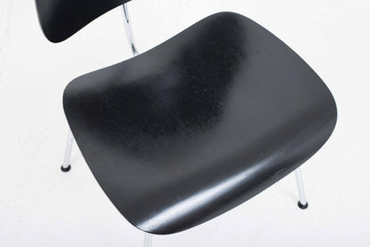 Vintage Stuhl DCM von Charles und Ray Eames für Herman Miller, Schwarz