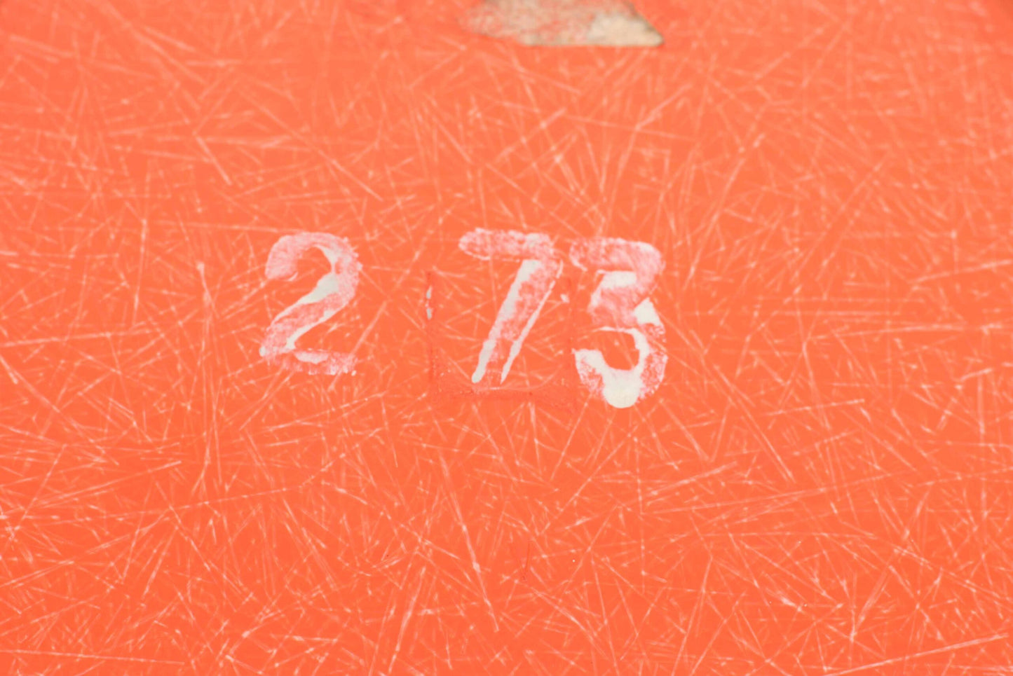 Vintage Stuhl Fiberglass DSX von Charles und Ray Eames für Herman Miller/Vitra, Rotorange
