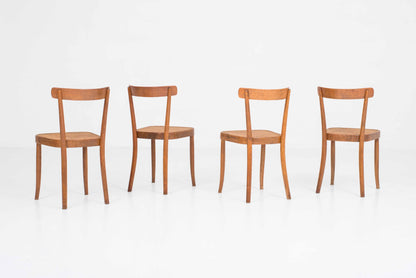 Vintage Stuhl 1-256 von Werner Max Moser für Horgenglarus Set von 4