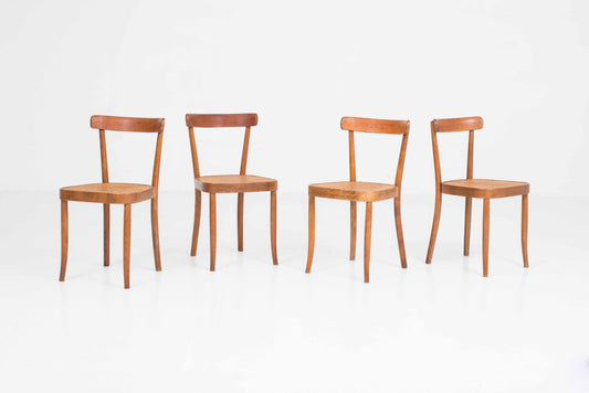 Vintage Stuhl 1-256 von Werner Max Moser für Horgenglarus Set von 4