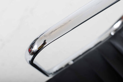 Vintage Bürostuhl EA 108 von Charles und Ray Eames für ICF schwarz Leder