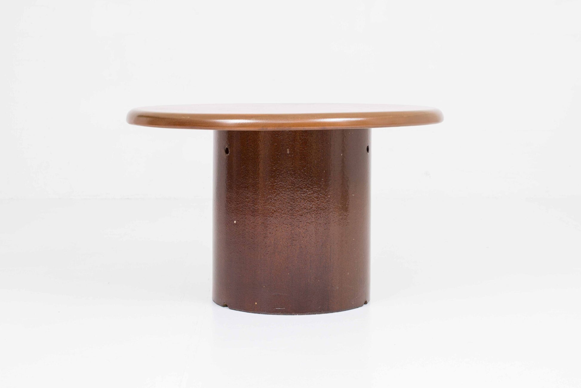 Vintage Tisch und Hocker Set von 5 von Schaffhauser Steinzeug