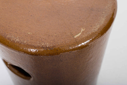 Vintage Tisch und Hocker Set von 5 von Schaffhauser Steinzeug