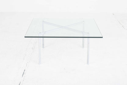 Table basse vintage Barcelona de Ludwig Mies van der Rohe pour Knoll