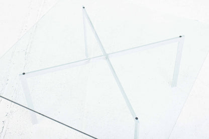 Table basse vintage Barcelona de Ludwig Mies van der Rohe pour Knoll