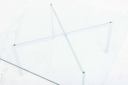 Table basse vintage Barcelona de Ludwig Mies van der Rohe pour Knoll