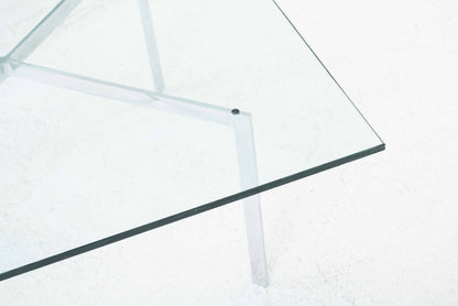 Table basse vintage Barcelona de Ludwig Mies van der Rohe pour Knoll
