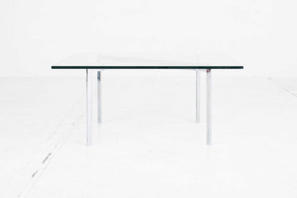 Table basse vintage Barcelona de Ludwig Mies van der Rohe pour Knoll