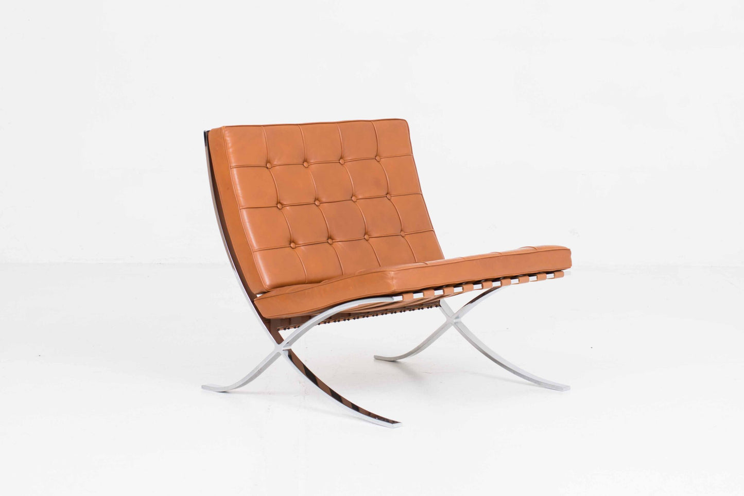 Vintage Loungesessel Barcelona von Ludwig Mies van der Rohe für Knoll International