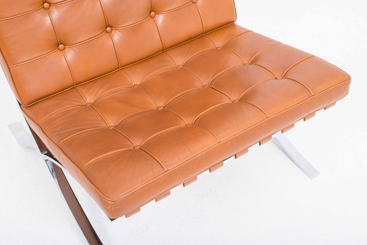 Vintage Loungesessel Barcelona von Ludwig Mies van der Rohe für Knoll International