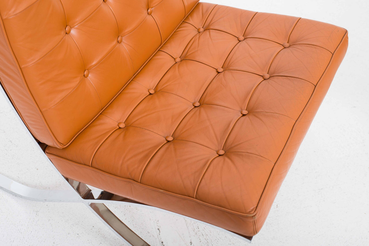 Vintage Sessel Barcelona von Ludwig Mies van der Rohe für Knoll Wohnbedarf