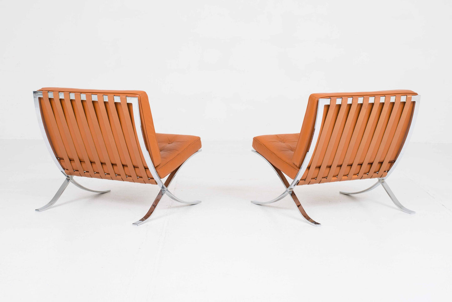 Vintage Sessel Barcelona von Ludwig Mies van der Rohe für Knoll Wohnbedarf