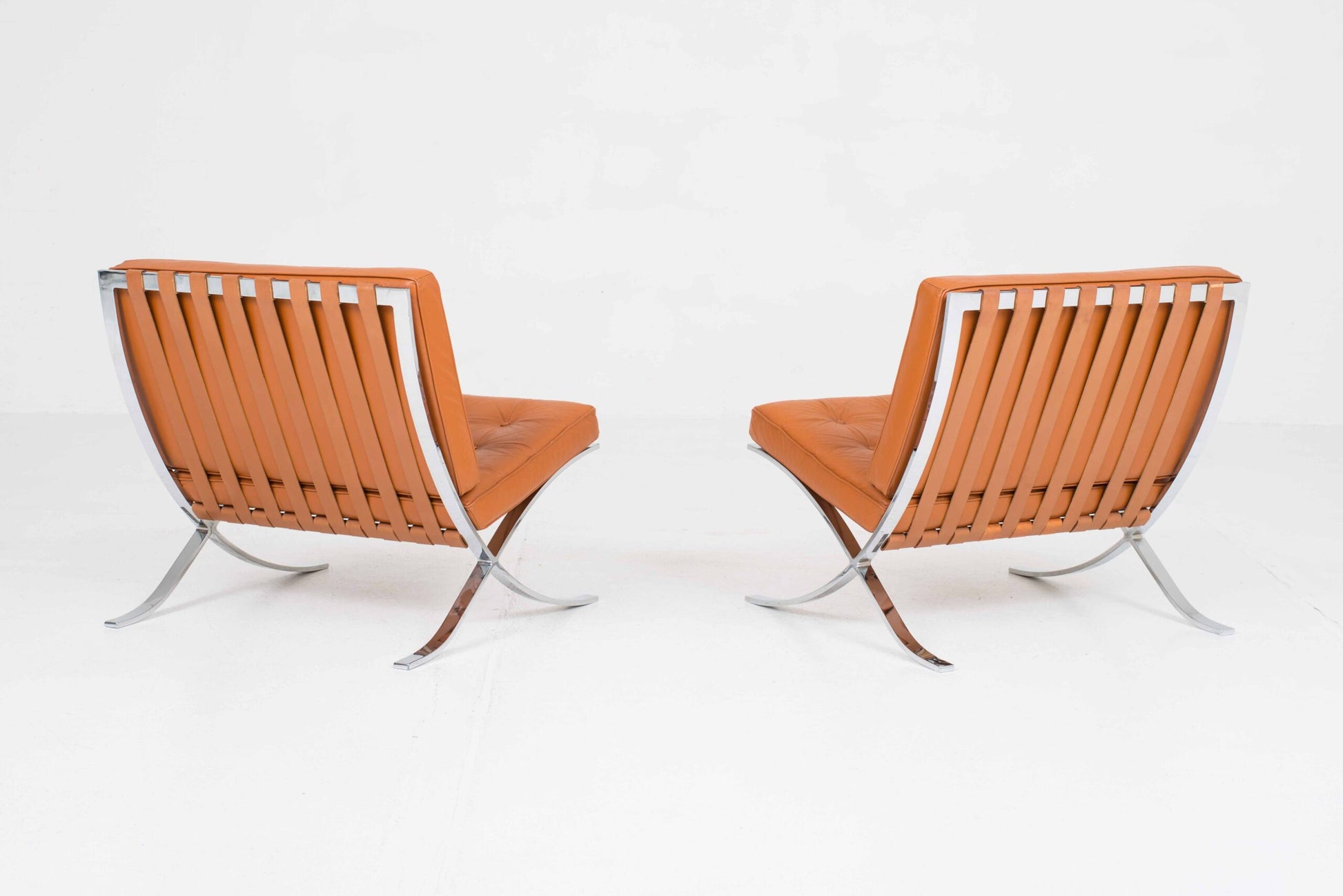 Vintage Sessel Barcelona von Ludwig Mies van der Rohe für Knoll Wohnbedarf