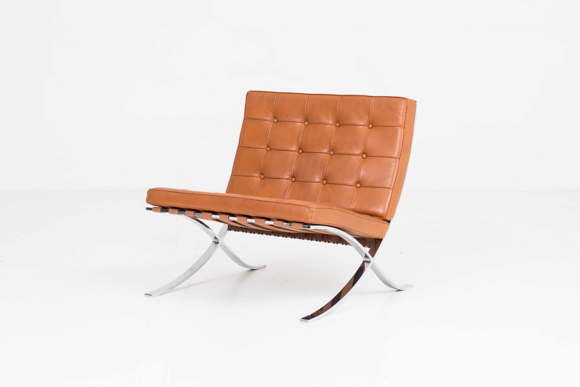 Vintage Loungesessel Barcelona von Ludwig Mies van der Rohe für Knoll International