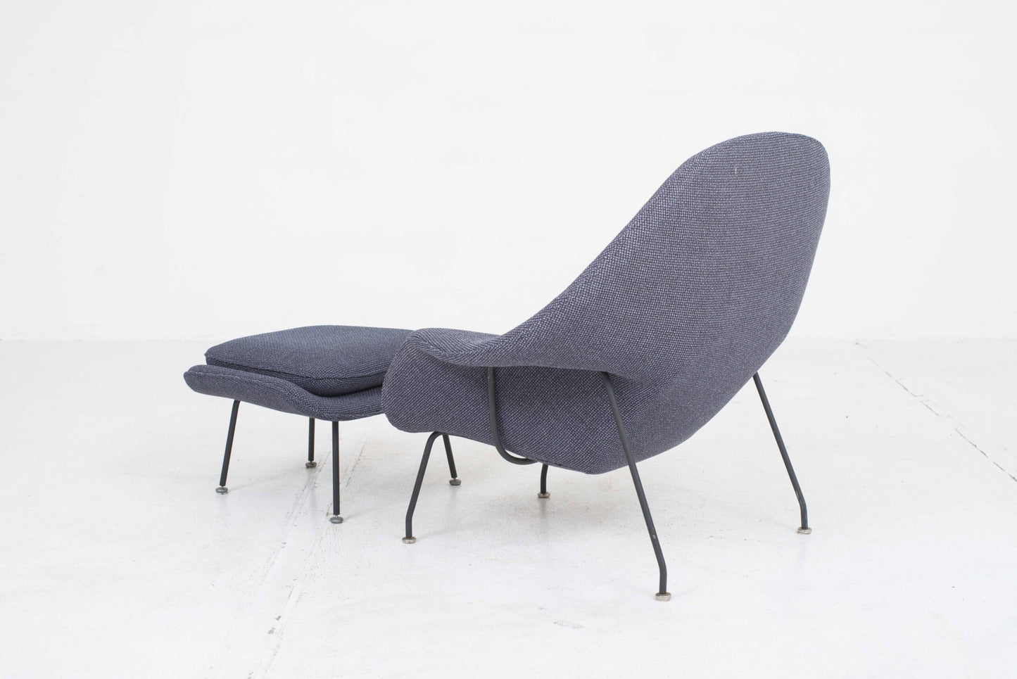 Vintage Sessel Womb von Eero Saarinen für Knoll International & Ottoman
