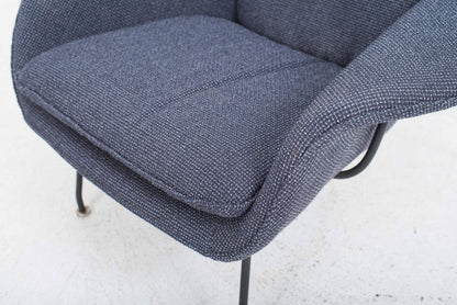 Vintage Sessel Womb von Eero Saarinen für Knoll International & Ottoman