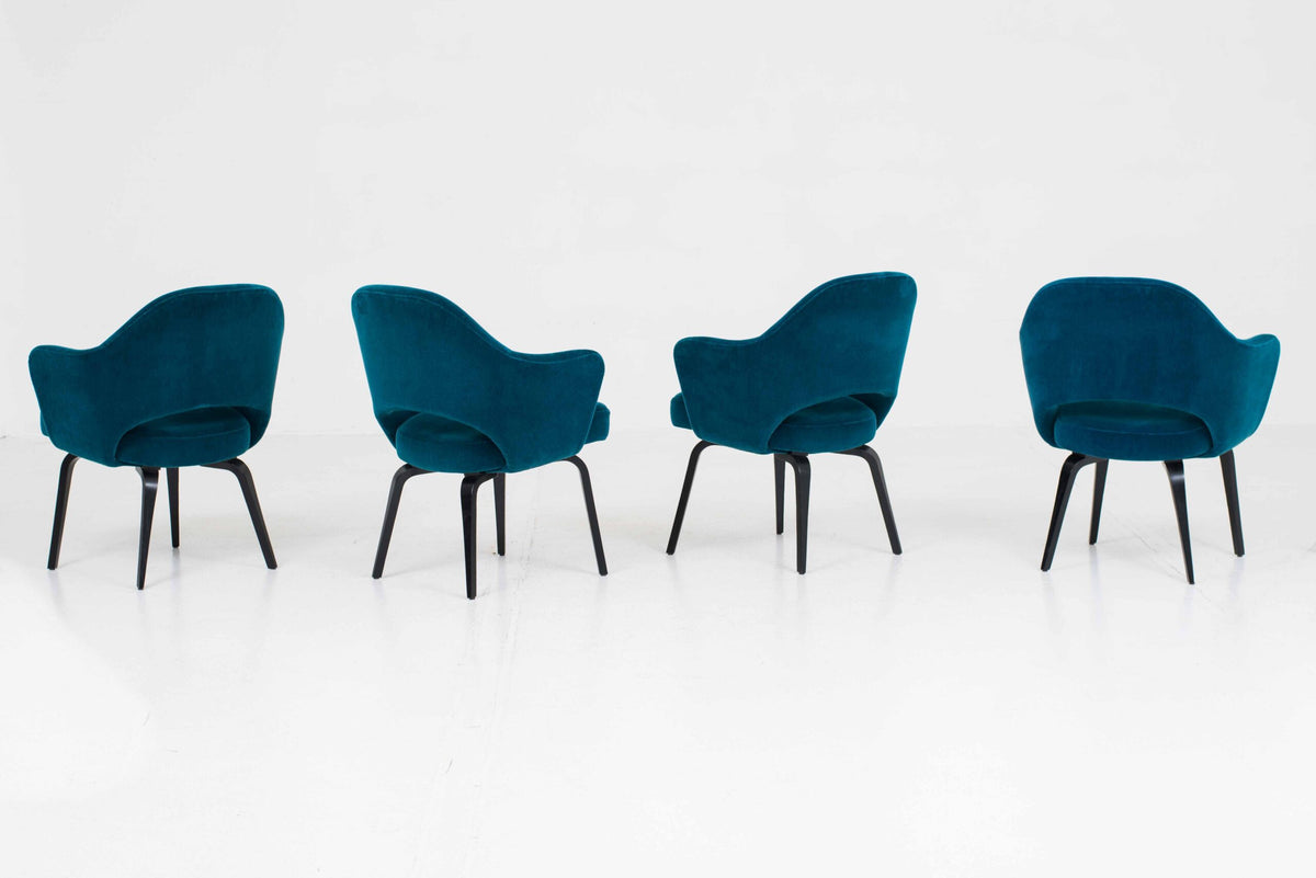 Set von 4 Conference Armlehnstühle von Eero Saarinen für Knoll International