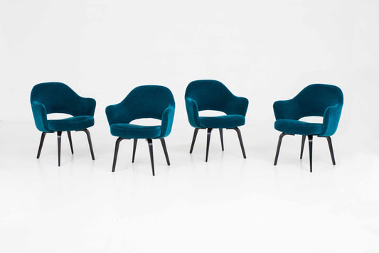 Set von 4 Conference Armlehnstühle von Eero Saarinen für Knoll International