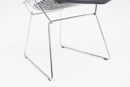 Vintage Sessel Diamond von Harry Bertoia für Knoll International Schwarz