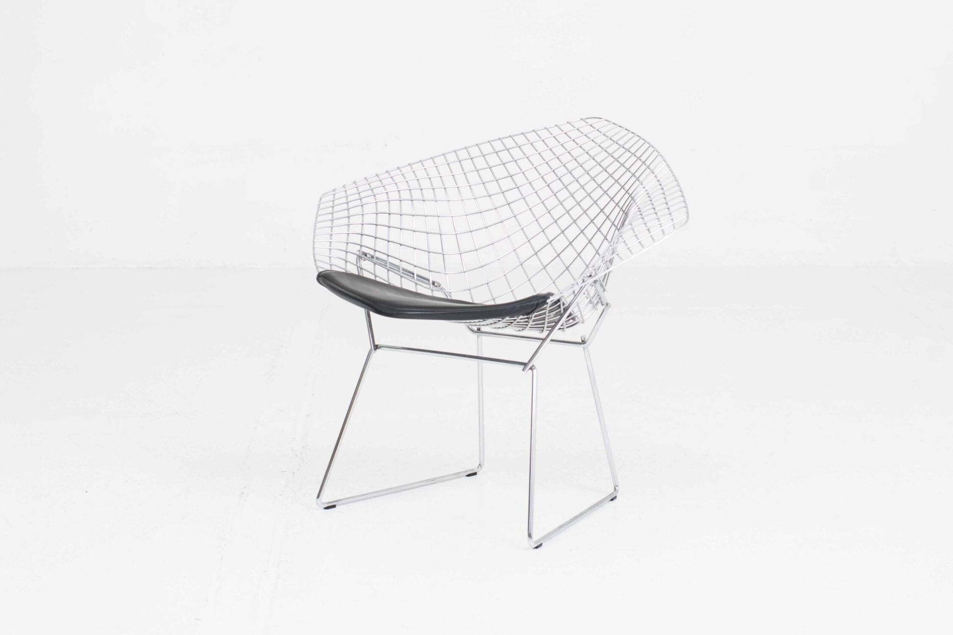 Vintage Sessel Diamond von Harry Bertoia für Knoll International Schwarz