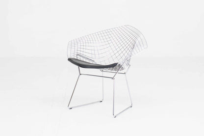 Vintage Sessel Diamond von Harry Bertoia für Knoll International Schwarz