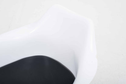 Vintage Armlehnstuhl Tulip von Eero Saarinen für Knoll International in Weiß