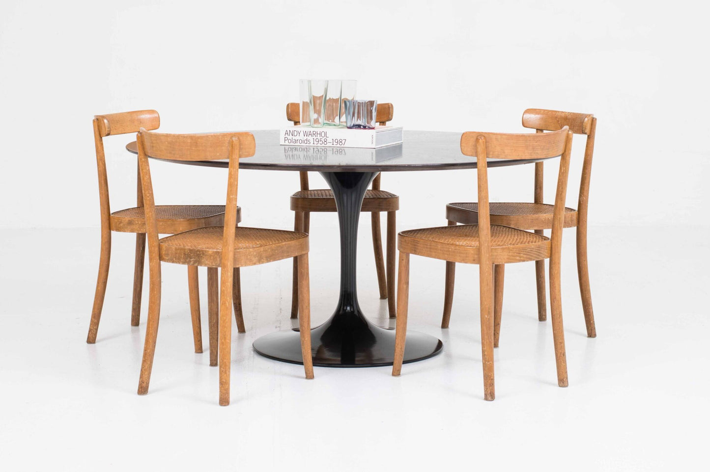 Vintage Tisch Tulip von Eero Saarinen für Knoll, frühe Edition von Wohnbedarf, 152cm