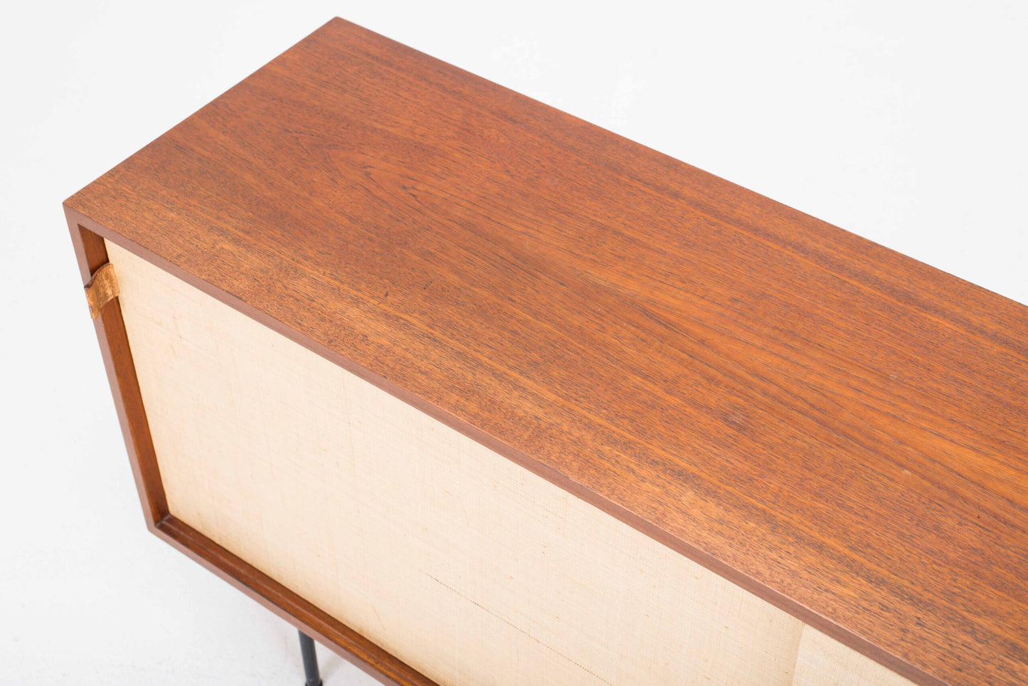 Vintage Sideboard von Florence Knoll für Knoll International mit Seegrasfronten