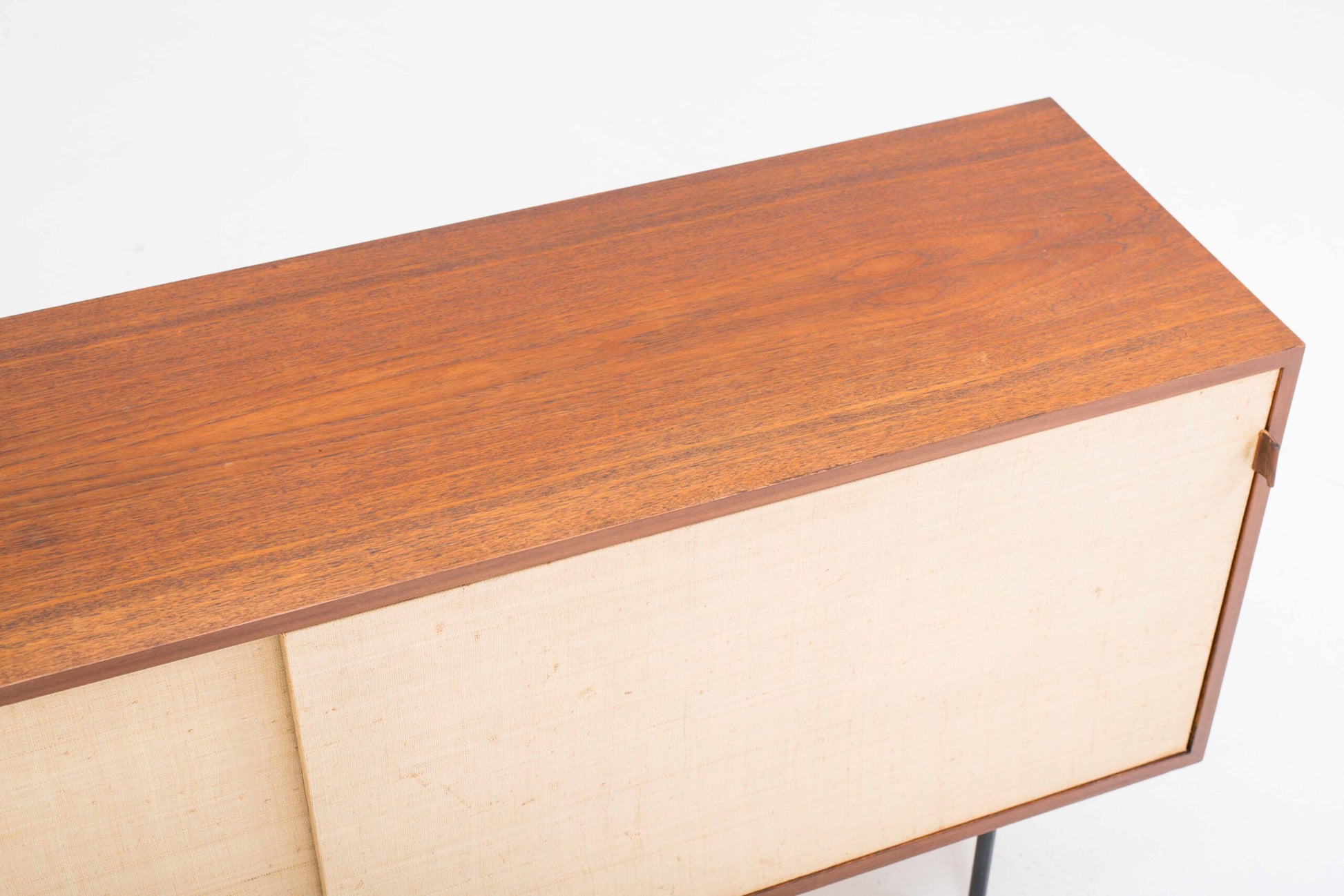 Vintage Sideboard von Florence Knoll für Knoll International mit Seegrasfronten