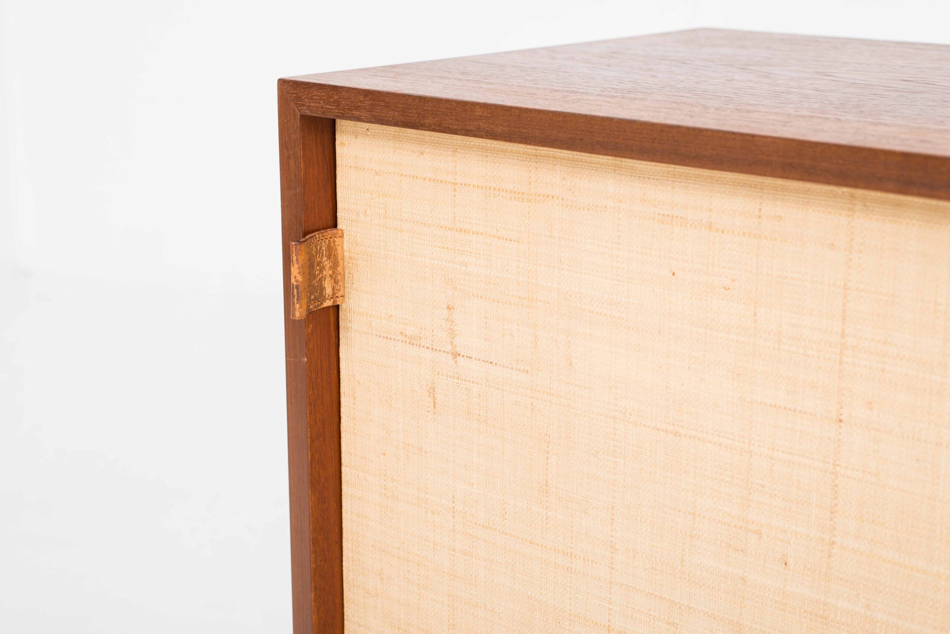 Vintage Sideboard von Florence Knoll für Knoll International mit Seegrasfronten