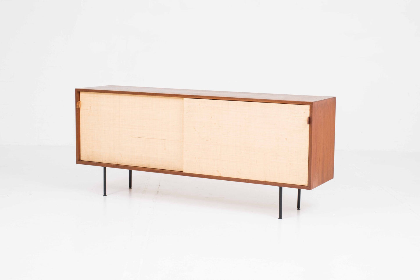 Vintage Sideboard von Florence Knoll für Knoll International mit Seegrasfronten