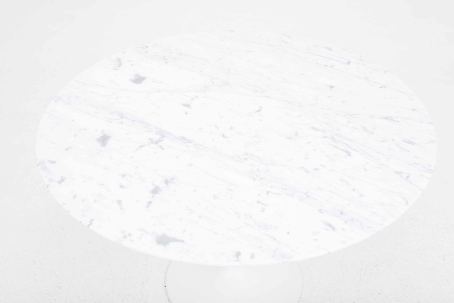 Vintage Tisch "Tulip Table" von Eero Saarinen für Knoll International, weisser Marmor, 120cm