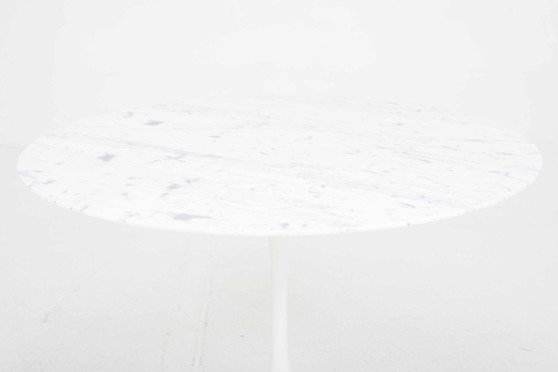 Vintage Tisch "Tulip Table" von Eero Saarinen für Knoll International, weisser Marmor, 120cm