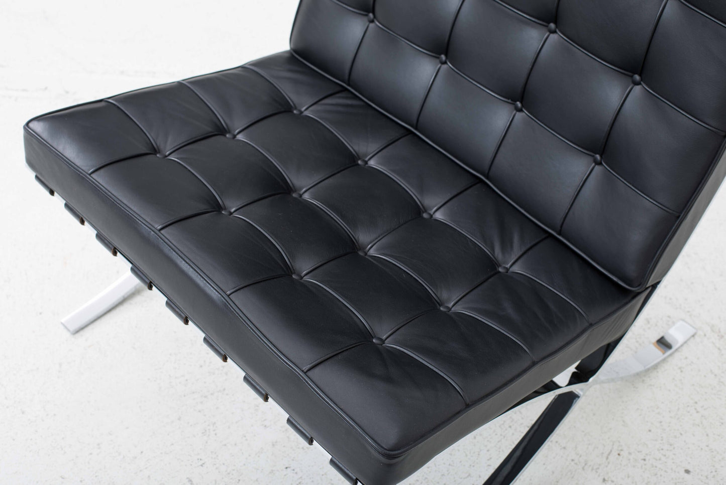 Fauteuil vintage Barcelona de Ludwig Mies van der Rohe pour Knoll