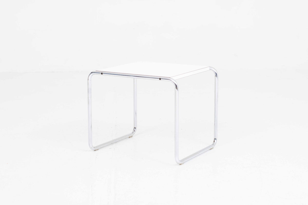 Vintage Couchtisch Laccio 1 von Marcel Breuer für Knoll in Weiß
